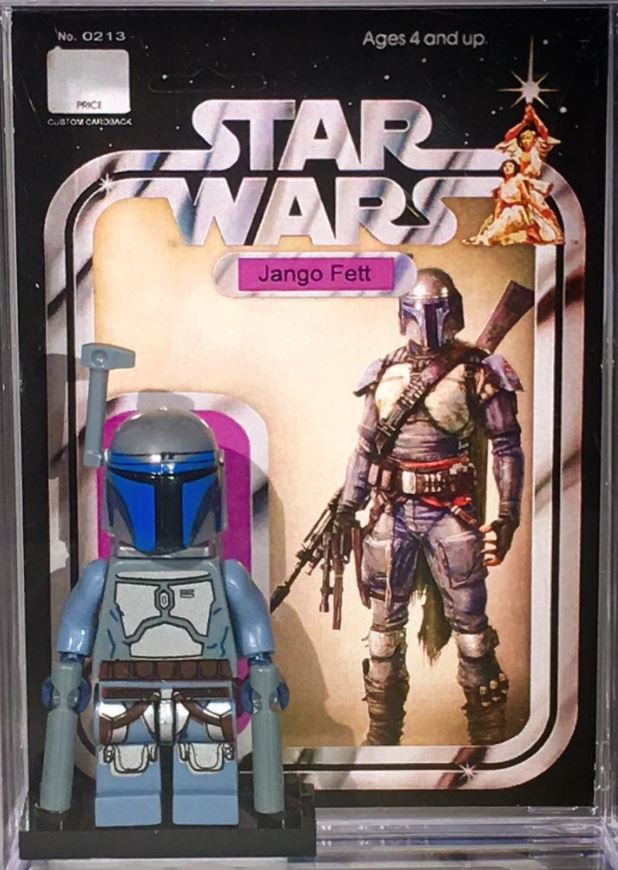 Star Wars Jango Fett Prototype Build-A-Brick Custom Mini