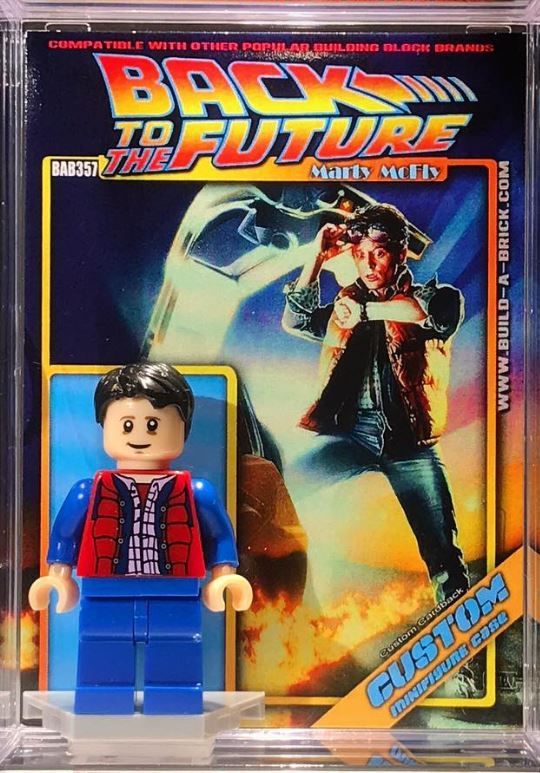 Back to the Future Marty McFly Build-A-Brick Custom Mini-Figure