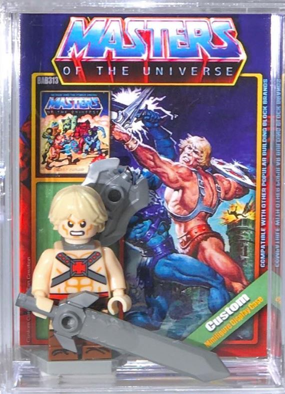 Masters of the Universe Heman Build-A-Brick Custom Mini-Figure